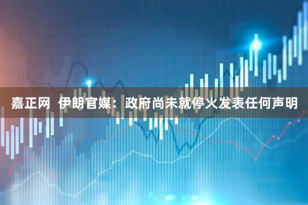 嘉正网  伊朗官媒：政府尚未就停火发表任何声明