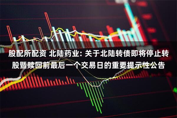 股配所配资 北陆药业: 关于北陆转债即将停止转股暨赎回前最后一个交易日的重要提示性公告